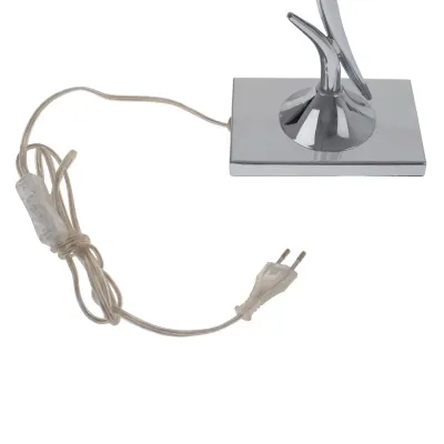 Настольная лампа в современном стиле декоративная Brille 40W BR-01312 Хром
