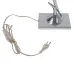 Настольная лампа в современном стиле декоративная Brille 40W BR-01312 Хром
