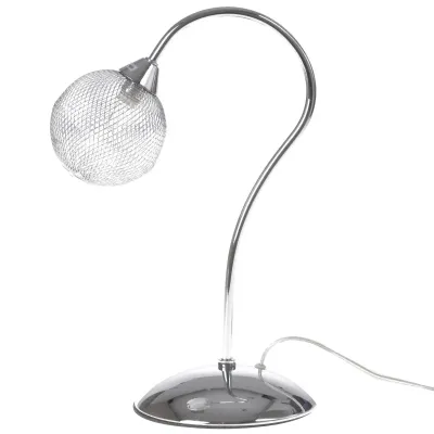 Настольная лампа в современном стиле декоративная Brille 40W BR-01363 Хром