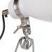 Настольная лампа в современном стиле на прищепке Brille 40W MTL-20 Белый Настольная лампа в современном стиле на прищепке Brille 40W MTL-20 Белый