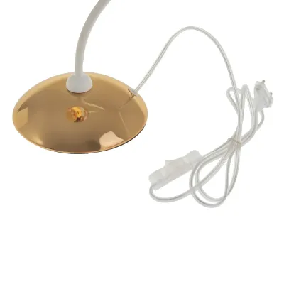 Настольная лампа барокко Brille 60W LK-661 Золотистый