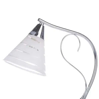 Настольная лампа классическая декоративная Brille 60W LK-175 Хром Настольная лампа классическая декоративная Brille 60W LK-175 Хром