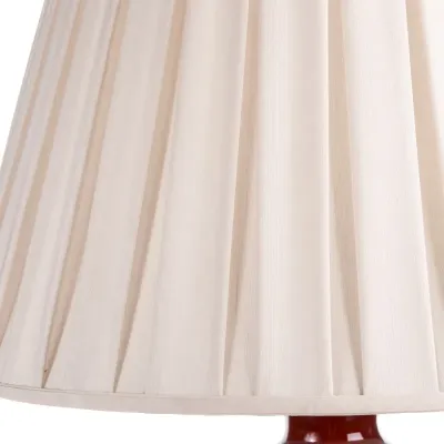 Настольная лампа классическая с абажуром Brille 60W TL-50 Коричневый