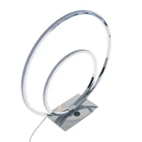 Настольная лампа LED хай-тек Brille 18W BL-553 Хром Настольная лампа LED хай-тек Brille 18W BL-553 Хром