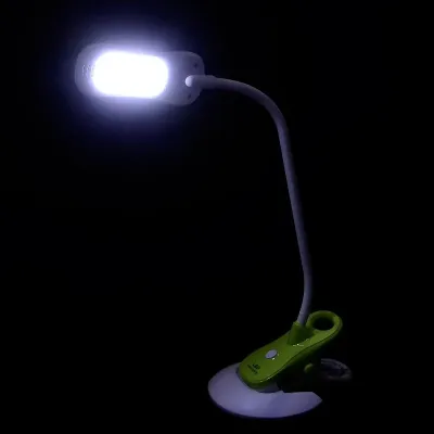 Настольная лампа LED в современном стиле на прищепке Brille 5W SL-58 Синий