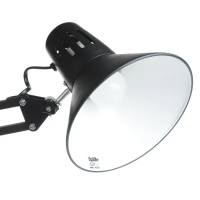 Настольная лампа в современном стиле на струбцине Brille 40W MTL-07 Черный Настольная лампа в современном стиле на струбцине Brille 40W MTL-07 Черный