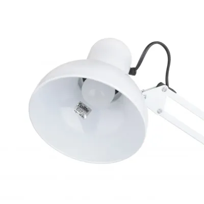 Настольная лампа в современном стиле на струбцине Brille 40W MTL-07 Черный
