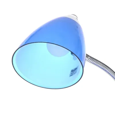 Настольная лампа в современном стиле офисная Brille 40W MTL-28 Хром