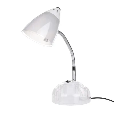 Настольная лампа в современном стиле офисная Brille 40W MTL-28 Хром