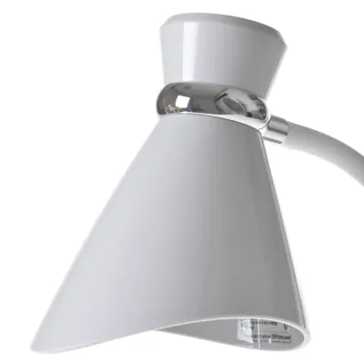 Настольная лампа в современном стиле офисная Brille 60W MTL-36 Серый