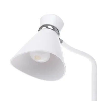 Настольная лампа в современном стиле офисная Brille 60W MTL-36 Белый