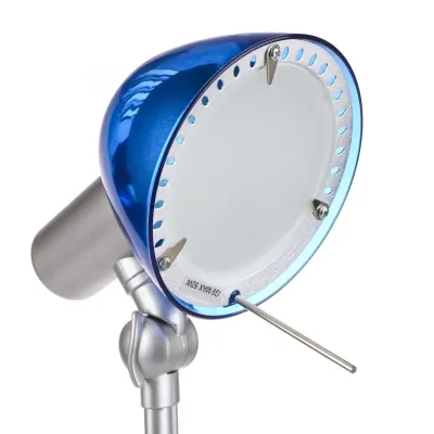 Настольная лампа в современном стиле офисная Brille 50W SL-06 Серебристый