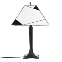 Настольная лампа Тиффани Brille 60W BL-605 Черный Настольная лампа Тиффани Brille 60W BL-605 Черный