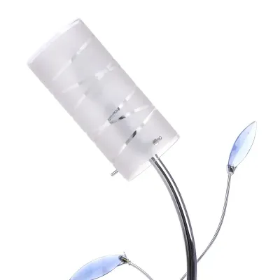 Настольная лампа флористика декоративная Brille 60W LK-173 Хром