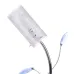 Настольная лампа флористика декоративная Brille 60W LK-173 Хром