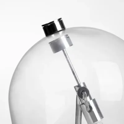 Настольная лампа хай-тек Brille 60W BL-033 Хром