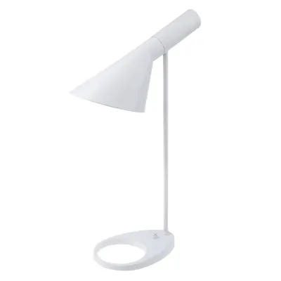 Настольная лампа хай-тек Brille 60W MTL-34 Белый