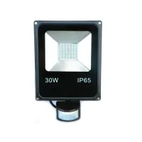 Прожектор с датчиком движения Brille LED IP65 30W HL-12 Черный L123-019