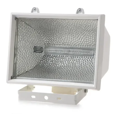 Прожектор галогенный Brille IP54 1000W HL-03 Белый 152008