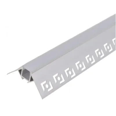 Профиль алюминиевый для светодиодной ленты 2м Brille BY-062 Серый 33-573