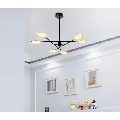 Люстра Brille BL-891S/6 NW 65W Золотистый