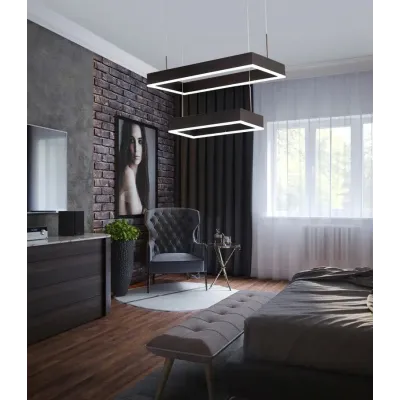Люстра Brille LED 56W Коричневый