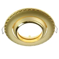 Точечный светильник Brille 20W HDL-DE 06 Золотистый 163071 Точечный светильник Brille 20W HDL-DE 06 Золотистый 163071