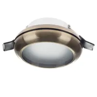 Точечный светильник Brille 20W HDL-DS 143 Латунь 36-097 Точечный светильник Brille 20W HDL-DS 143 Латунь 36-097