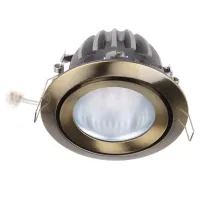 Точечный светильник Brille 20W HDL-DS 82 Золотистый 163867 Точечный светильник Brille 20W HDL-DS 82 Золотистый 163867