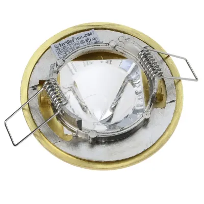 Декоративный точечный светильник Brille 20W HDL-DS 67 Латунь 163486