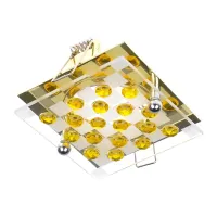 Декоративный точечный светильник Brille HDL-G120 Латунь 162231