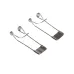 Декоративный точечный светильник Brille 20W HDL-G14 Никель 163833