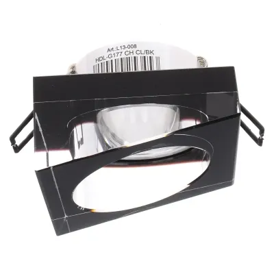 Декоративный точечный светильник Brille HDL-G177 Черный L13-008