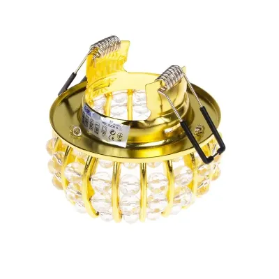 Декоративный точечный светильник Brille HDL-G200 Золотистый L13-061