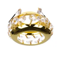 Декоративный точечный светильник Brille HDL-G202 Золотистый L13-064