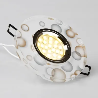 Декоративный точечный светильник Brille 50W HDL-G228 Белый L13-132