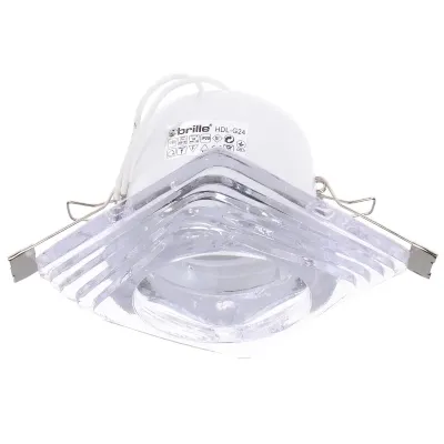 Декоративный точечный светильник Brille 20W HDL-G24 Бесцветный 162035