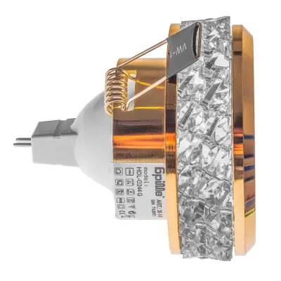 Декоративный точечный светильник Brille 40W HDL-G244 Золотистый 36-148