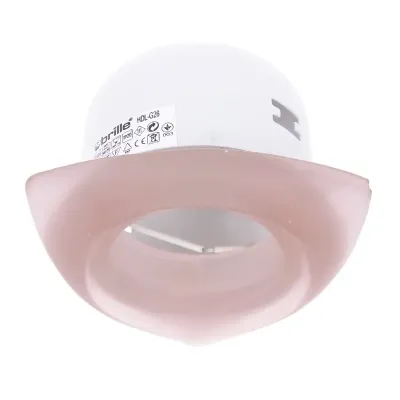 Декоративный точечный светильник Brille 20W HDL-G26 Розовый 162038