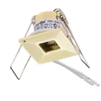 Маленький точечный светильник Brille 20W HDL-DJ 13 Латунь 163807 Маленький точечный светильник Brille 20W HDL-DJ 13 Латунь 163807