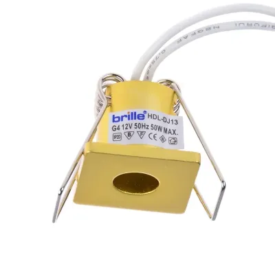 Маленький точечный светильник Brille 20W HDL-DJ 13 Золотистый 163825 Маленький точечный светильник Brille 20W HDL-DJ 13 Золотистый 163825
