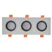 Поворотный точечный светильник Brille 120W HDL-DT 106 Серый 36-199