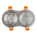 Поворотный точечный светильник Brille 40W HDL-DT 108 Серебристый 36-253 Поворотный точечный светильник Brille 40W HDL-DT 108 Серебристый 36-253