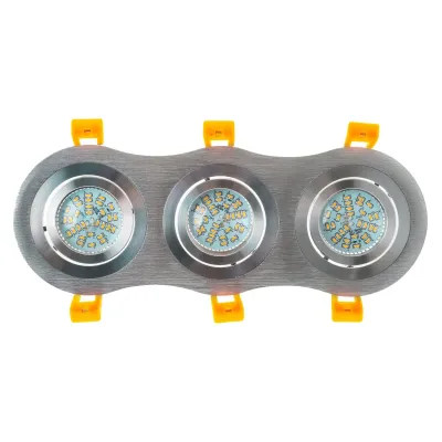 Поворотный точечный светильник Brille 40W HDL-DT 108 Серебристый 36-254