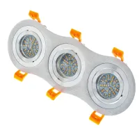 Поворотный точечный светильник Brille 40W HDL-DT 108 Серебристый 36-254