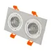 Поворотный точечный светильник Brille 40W HDL-DT 109 Серебристый 36-256