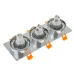 Поворотный точечный светильник Brille 40W HDL-DT 109 Серебристый 36-257