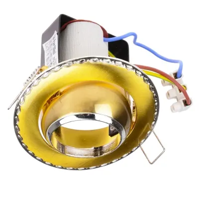 Поворотный точечный светильник Brille 60W RO-39 Латунь 161311 Поворотный точечный светильник Brille 60W RO-39 Латунь 161311