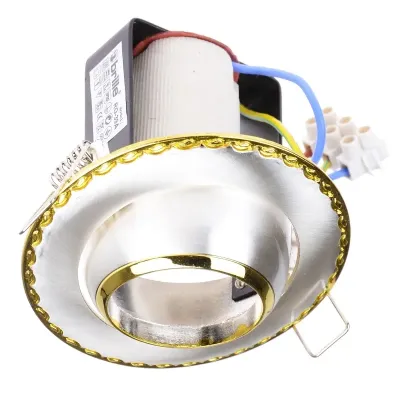 Поворотный точечный светильник Brille 60W RO-39 Хром 161310