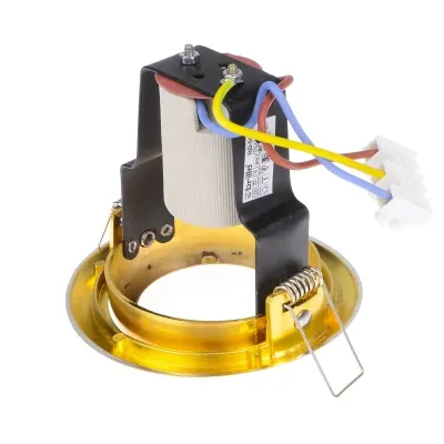 Поворотный точечный светильник Brille 60W RO-50 Латунь 161255